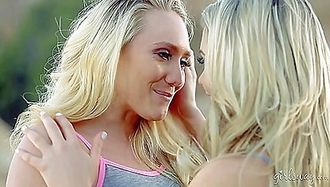 Blonde girl gets fucked by black cock