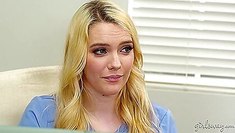 Busty Doctor Fucks A Young Nurse From Reception
